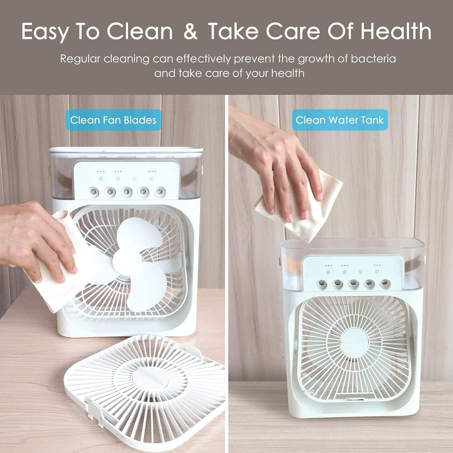 Water spray mist fan
